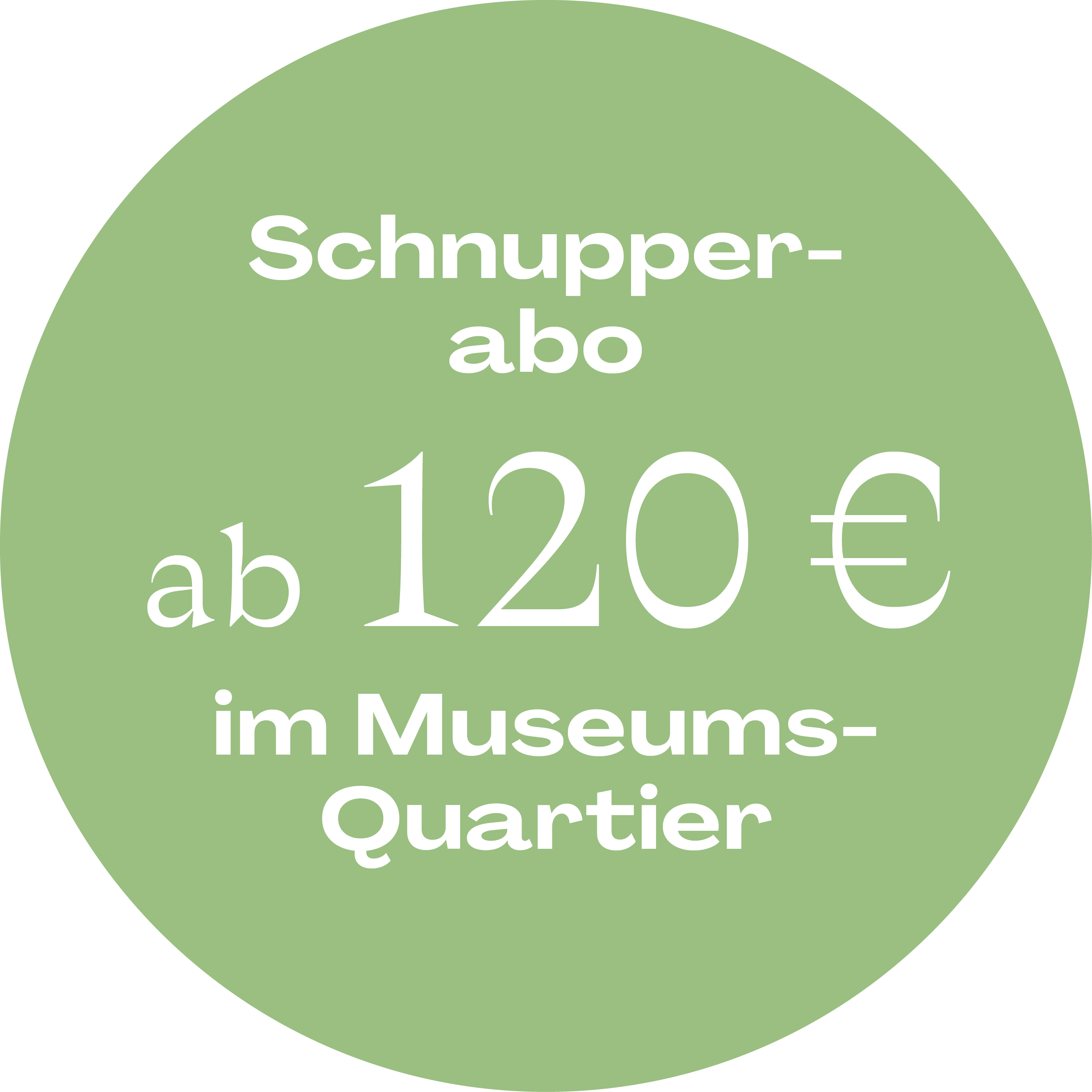 Schnupperabo MuseumsQuartier © Vereinigte Bühnen Wien