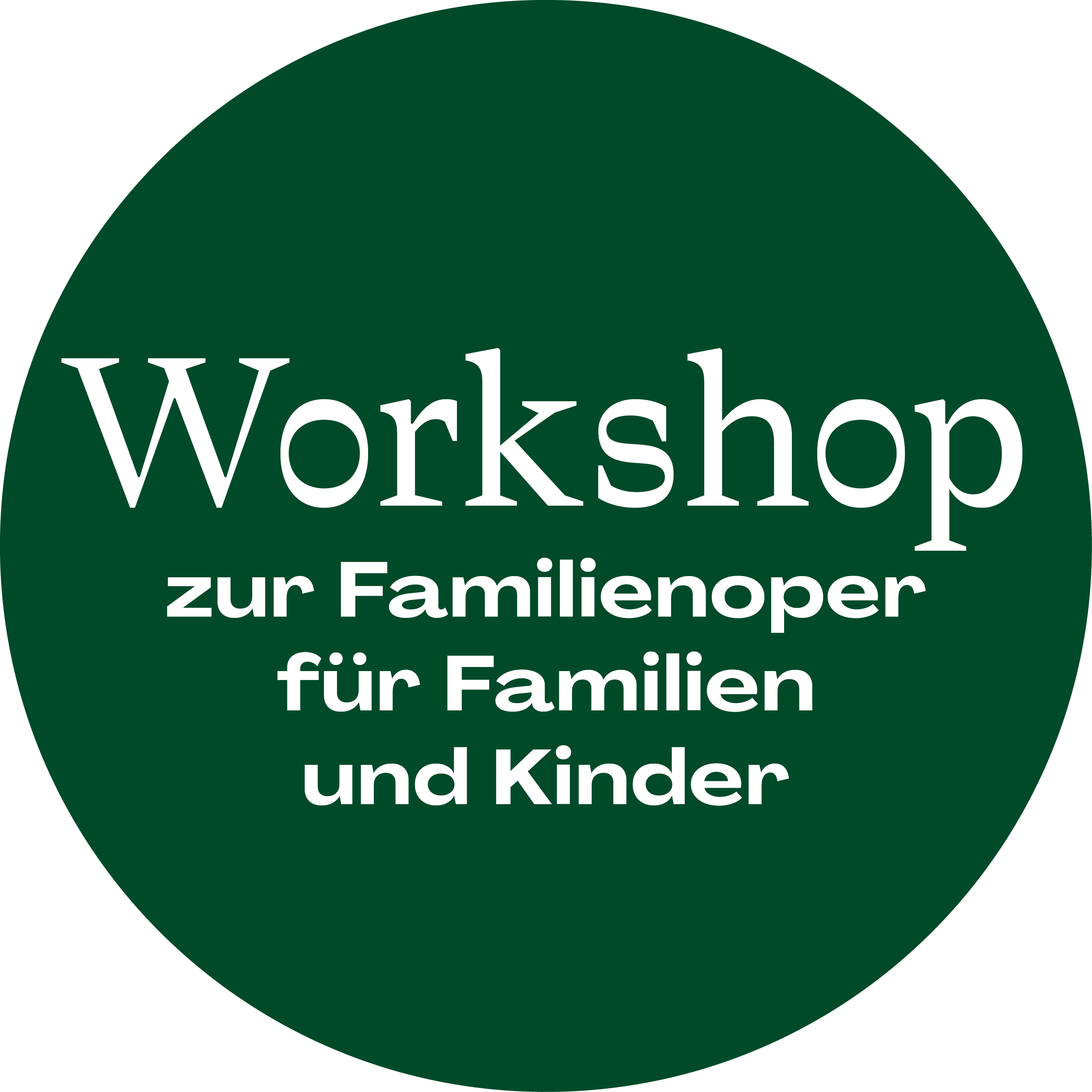 Workshop zur Familienoper © Vereinigte Bühnen Wien
