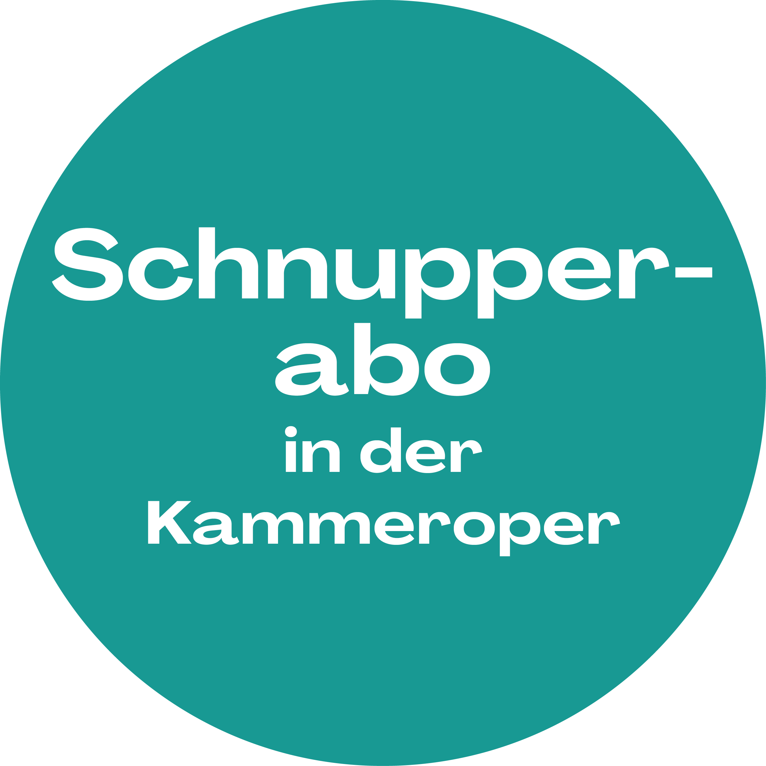 Schnupperabo Kammeroper © Vereinigte Bühnen Wien